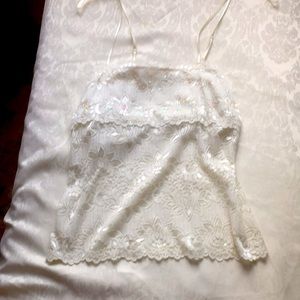 Spaghetti strapped shirt - no boundaries